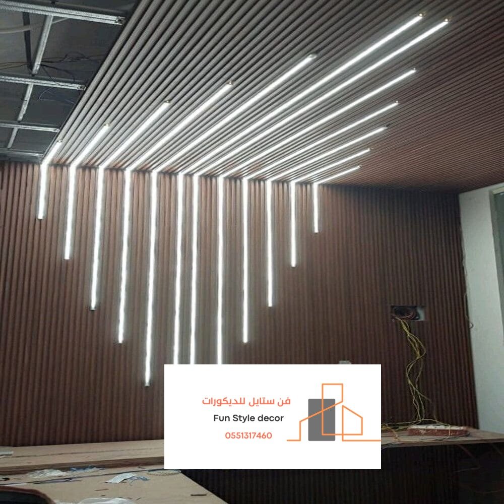 ديكورات بديل الخشب للجدران